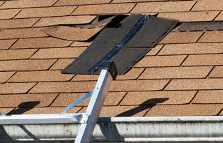 Wind Damaged Roof